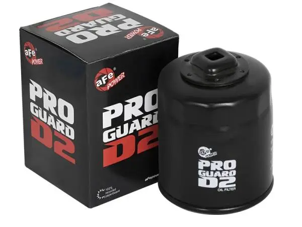 aFe ProGuard D2 Oil Filter w/ 3/8in Ratchet Drive to Remove Filter 07-11 Jeep Wrangler JK V6-3.8L