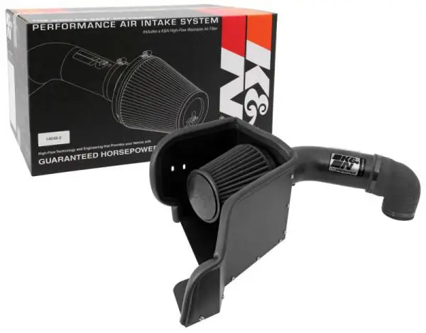 K&N 09-13 Dodge Ram 1500 Pickup 5.7L V8 / 11-13 Ram 1500 5.7L V8 Black Performance Intake Kit thumbnail 14
