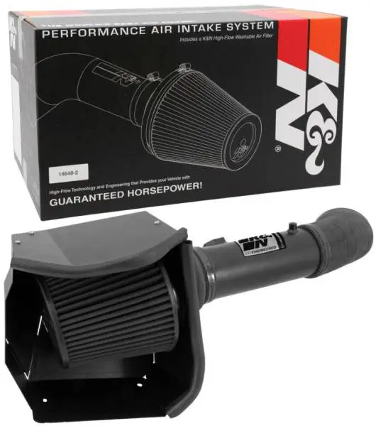 K&N 11-13 Ford F250/F350/F450/F550 Super Duty 6.7L V8 DSL Black Performance Intake Kit thumbnail 13