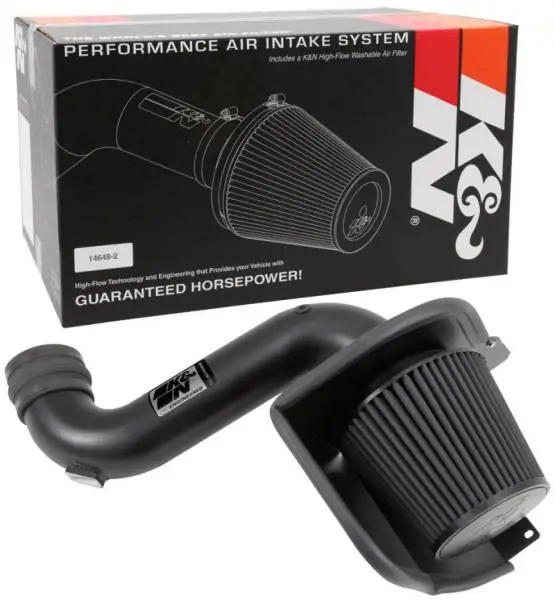 K&N 07-10 GMC Sierra 2500/3500 6.6L V8 Blackhawk Performance Intake Kit thumbnail 14