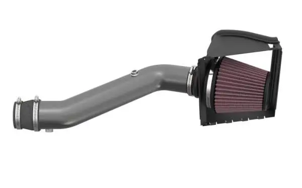 K&N 18-24 Ford F150 3.3L V6 Performance Air Intake System w/ Red Air Filter thumbnail 2