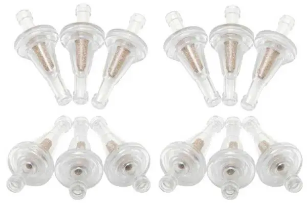 K&N 0.25in Flange 2.15in Length 1in OD Sintered Porous Bronze Fuel Filter (Set of 12) thumbnail 2
