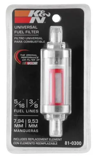 K&N 5/16in x 3/8in Universal Replacement In-Line Fuel Filter thumbnail 3