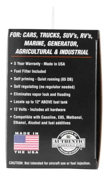 K&N Performance Electric Fuel Pump 1.5-4 PSI thumbnail 11