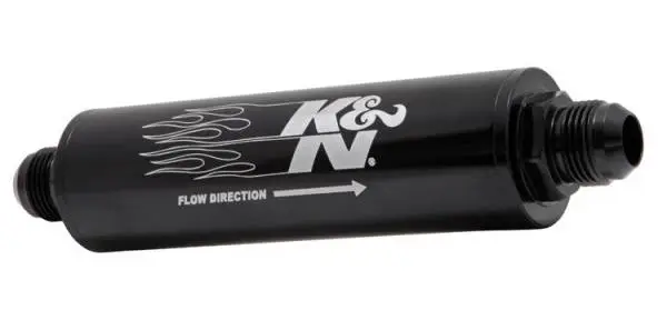 K&N 2in OD x 9in L 10AN 25 Micron In-Line Fuel/Oil Filter thumbnail 2