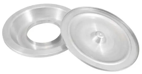 K&N 16in Spun Aluminum Top & Bottom Plate thumbnail 2
