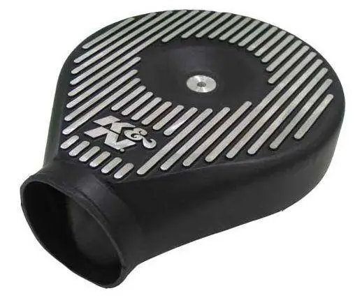 K&N Universal Plenum 6.875in L x 5.75in Outer Dia - Black - Weber DGV Carburetor thumbnail 3
