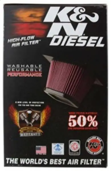 K&N 03-05 Dodge Pick Up 5.9L-L6 Drop In Air Filter thumbnail 9