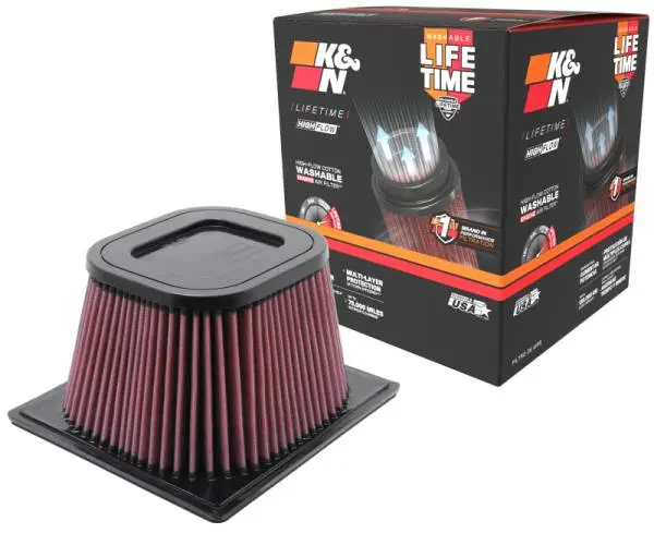 K&N 03-05 Dodge Pick Up 5.9L-L6 Drop In Air Filter thumbnail 12