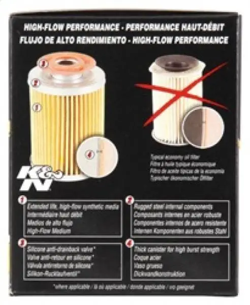 K&N Chevy / Pontiac / GMC / Buick Performance Gold Oil Filter thumbnail 14