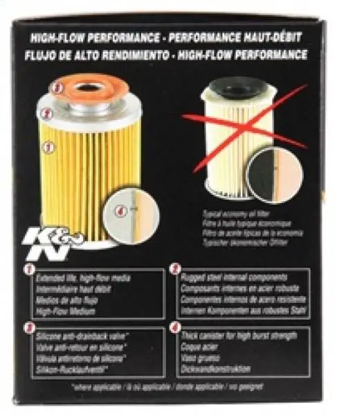 K&N 3.74inch / 2.98 OD Performance Gold Oil Filter thumbnail 14
