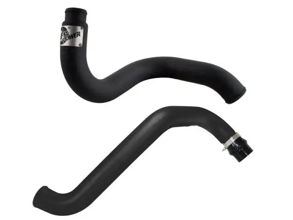 aFe BladeRunner 3in Black Intercooler Hot Cold Side Tubes Combo 02-04 GM Diesel Trucks 6.6L V8 (td) thumbnail 3
