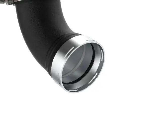 aFe 06-10 GM Diesel Trucks V8 6.6L BladeRunner Aluminum Hot & Cold Charge Pipe Kit - Black thumbnail 6