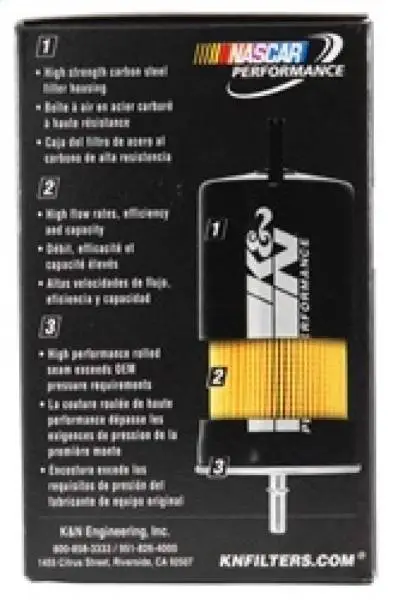 K&N Cellulose Media Fuel Filter 1.688in OD x 3.813in L thumbnail 8