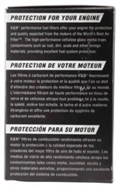 K&N Cellulose Media Fuel Filter 1.688in OD x 3.813in L thumbnail 9