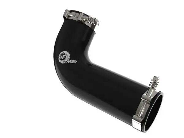 aFe 08-10 Ford Trucks V8-6.4L (td) BladeRunner 3 IN Aluminum Hot Charge Pipe - Black thumbnail 3