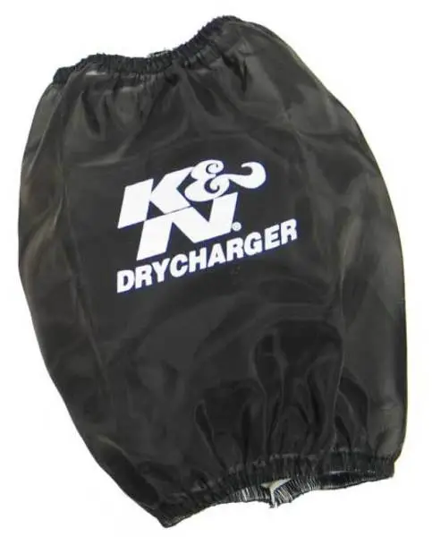 K&N Black Drycharger Round Tapered Air Filter Wrap 5.5in Base ID x 4.5in Top ID x 6.5in H