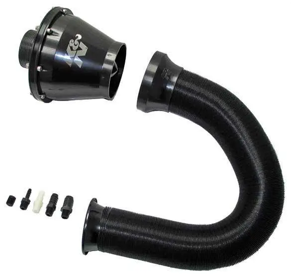 K&N Universal Apollo Black Cold Air Intake - 70mm OD FLG PP thumbnail 3