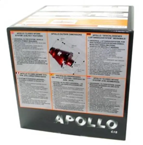 K&N Universal Apollo Black Cold Air Intake - 70mm OD FLG PP thumbnail 9