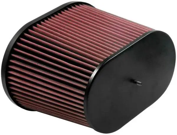 K&N Universal Air Filter - Oval Straight - 3.688in Flange ID x 10.25in Base O/S Length x 7.875in H thumbnail 2