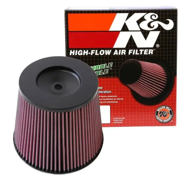 K&N Universal Round Tapered Filter 6in Flange ID x 9in Base OD x 6.625in Top OD x 7.5in Height thumbnail 11