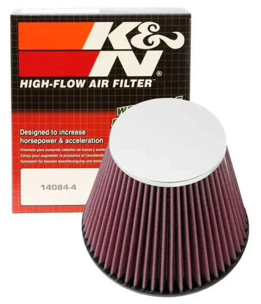 K&N Round Tapered Universal Air Filter 6in Flange ID x 7.5in Base OD x 4.5in Top OD x 6in H thumbnail 7