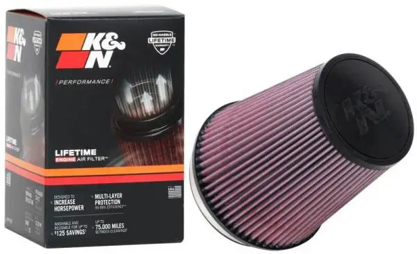 K&N Universal Tapered Filter 6in Flange ID x 7.5in Base OD x 5in Top OD x 8in Height thumbnail 3