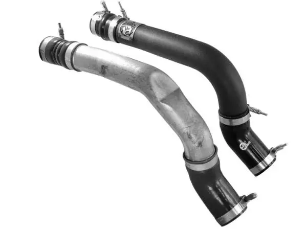 aFe BladeRunner 3in Black Intercooler Tube Hot Side w/ Couplings & Clamps 13-14 Dodge RAM 6.7L (td) thumbnail 6