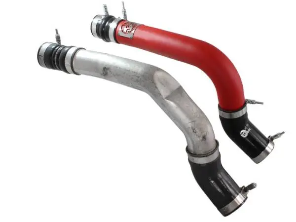 aFe BladeRunner 3in Red Intercooler Tube Hot Side w/Couplings 13-14 Dodge RAM Diesel 6.7L (td) thumbnail 7