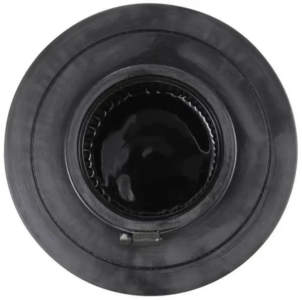 K&N Universal Rubber Filter-Round Tapered 4in Flange ID x 8in Base OD x 6.625in Top OD x 8in H thumbnail 6