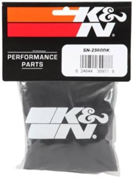 K&N Filter Wrap Drycharger Oval Tapered Black - 3.25in Base I/S Width x 2.5in Top I/S Width x 7in H thumbnail 7