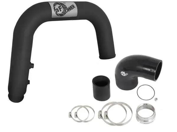 aFe BladeRunner 2.5in Black IC Tube Hot Side w/ Coupling & Clamp Kit 2016 GM Colorado/Canyon 2.8L thumbnail 7