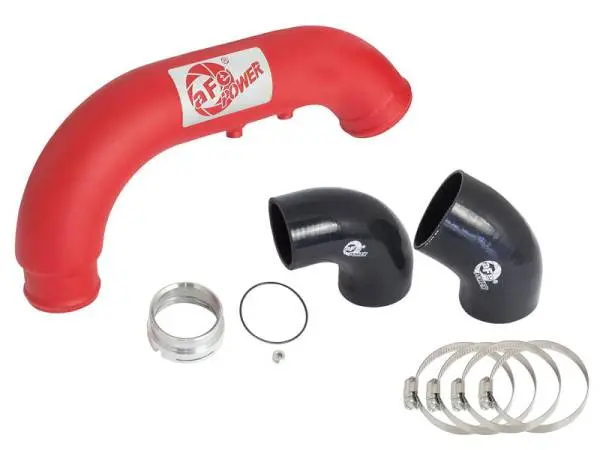 aFe BladeRunner 3in Red IC Tube Cold Side w/ Coupling & Clamp Kit 2016 GM Colorado/Canyon 2.8L thumbnail 8