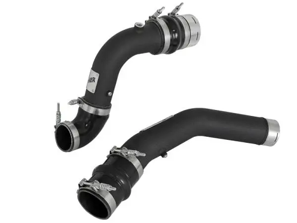 aFe Bladerunner 3in Hot and Cold Side Black Intercooler Tubes 2017 Ford Diesel Trucks V8 6.7L (td) thumbnail 5