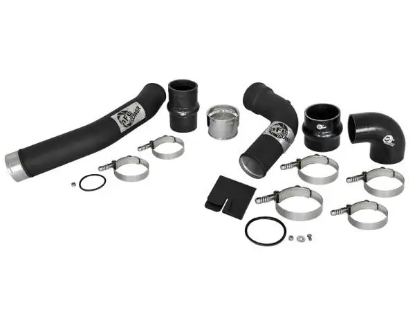aFe Bladerunner 3in Hot and Cold Side Black Intercooler Tubes 2017 Ford Diesel Trucks V8 6.7L (td) thumbnail 11