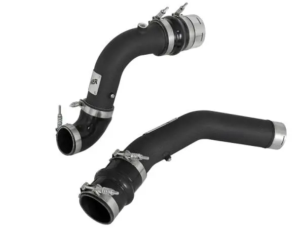 aFe Bladerunner 3in Hot and Cold Side Black Intercooler Tubes 2017 Ford Diesel Trucks V8 6.7L (td) thumbnail 12