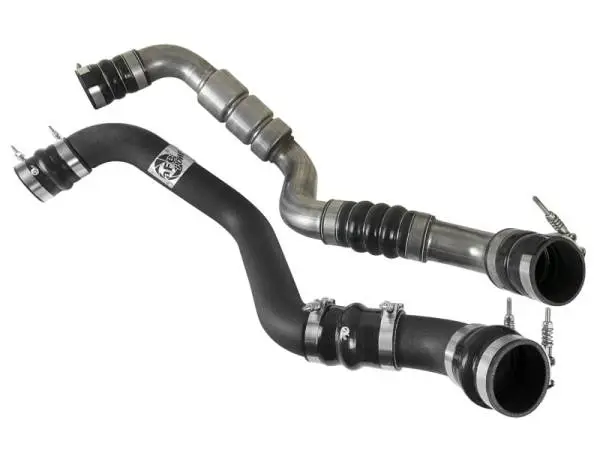aFe Bladerunner Intercooler Tube Hot Side 3in 17-18 GM Diesel Trucks V8-6.6L (td) L5P - Black thumbnail 4