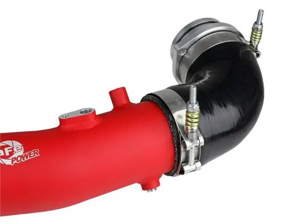 aFe 2020 Toyota Supra 3.0L 3in Red Intercooler Tube - Hot thumbnail 4