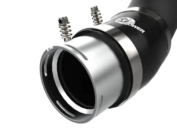 aFe BladeRunner Black 3in Aluminum Charge Pipe Kit 20-21 GM Diesel Trucks V8-6.6L (td) L5P thumbnail 3