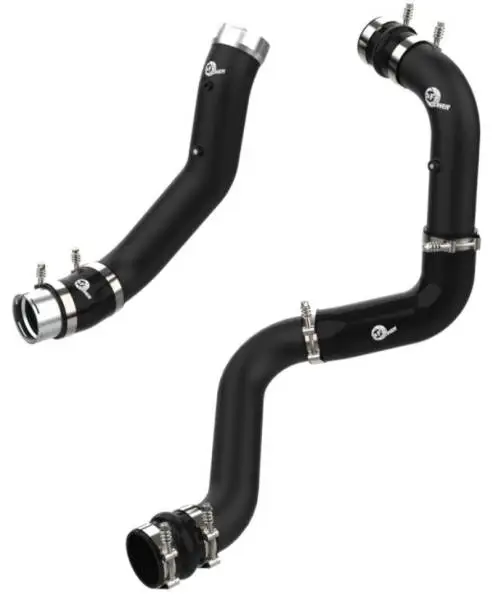 aFe BladeRunner Black 3in Aluminum Charge Pipe Kit 20-21 GM Diesel Trucks V8-6.6L (td) L5P thumbnail 8