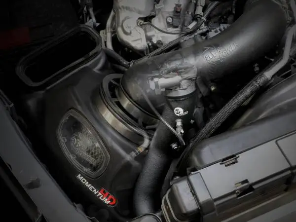 aFe 20-23 GM Diesel Trucks V8 6.6L L5P BladeRunner 3.5in Aluminum Cold Charge Pipe - Black thumbnail 5