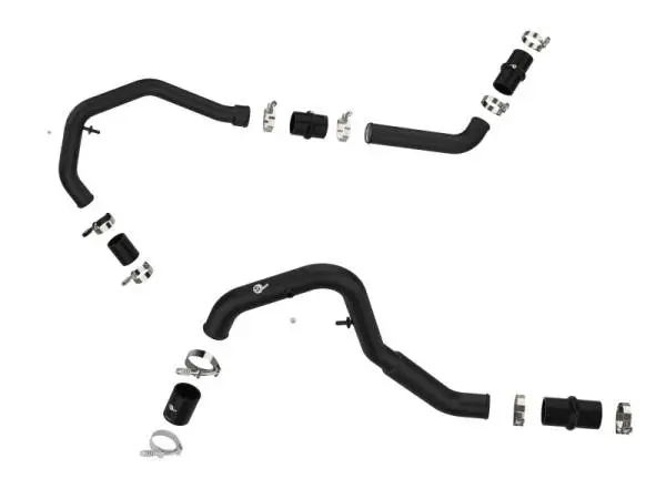 aFe Bladerunner Intercooler Hot Charge Pipe Black 2-2.5in 2021+ Ford F-150 V6-2.7L (tt) thumbnail 4