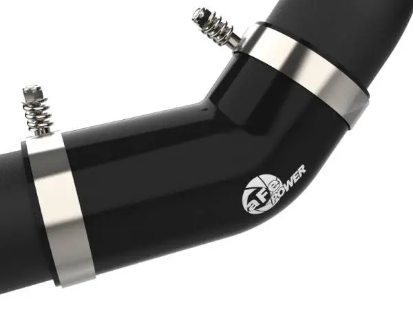 aFe 16-19 RAM 1500 V6 3.0L (TD) BladeRunner 3in Aluminum Hot & Cold Charge Pipe Kit - Black thumbnail 4