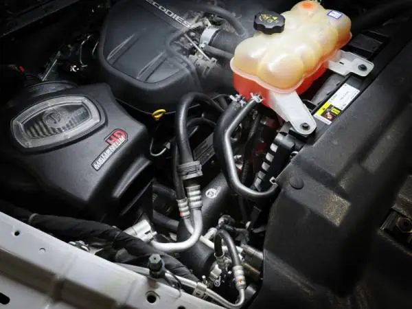aFe 16-19 RAM 1500 V6 3.0L (TD) BladeRunner 3in Aluminum Hot & Cold Charge Pipe Kit - Black thumbnail 6