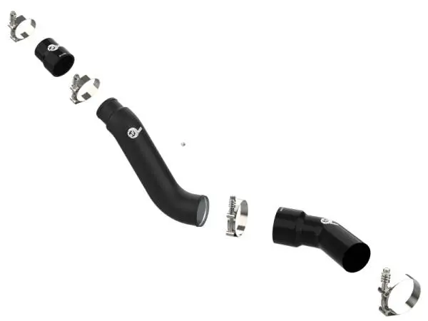 aFe 16-19 RAM 1500 V6 3.0L (TD) BladeRunner 3in Aluminum Hot Charge Pipe - Black thumbnail 6