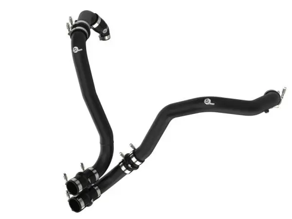 aFe BladeRunner 21-22 Ford F-150 Ecoboost V6-3.5L(tt) Aluminum Hot and Cold Charge Pipe Kit Black thumbnail 8