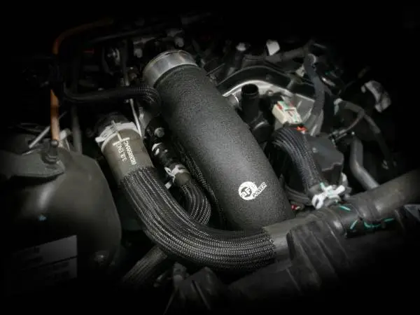 aFe RAM 1500 20-22 V6-3.0L (td) BladeRunner 3 IN Aluminum Cold Charge Pipe Black image 5