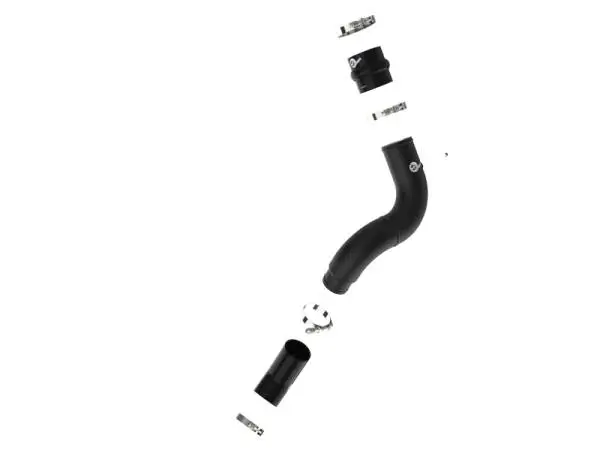 aFe 19-23 RAM Diesel L6-6.7L BladeRunner 3.5 IN Aluminum Cold Charge Pipe - Black image 6