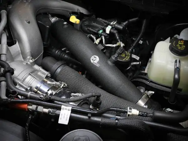 aFe 23-24 Ford F250/F350 Super Duty V8-6.7L BladeRunner 3 In. Aluminum Hot Charge Pipe- BLK thumbnail 5