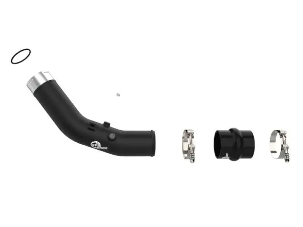 aFe 23-24 Ford F250/F350 Super Duty V8-6.7L BladeRunner 3 In. Aluminum Hot Charge Pipe- BLK thumbnail 6